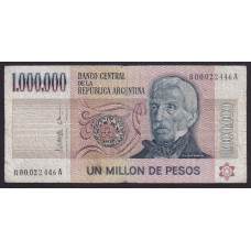 ARGENTINA COL. 671R BILLETE REPOSICION DE 1.000.000 UN MILLON DE PESOS